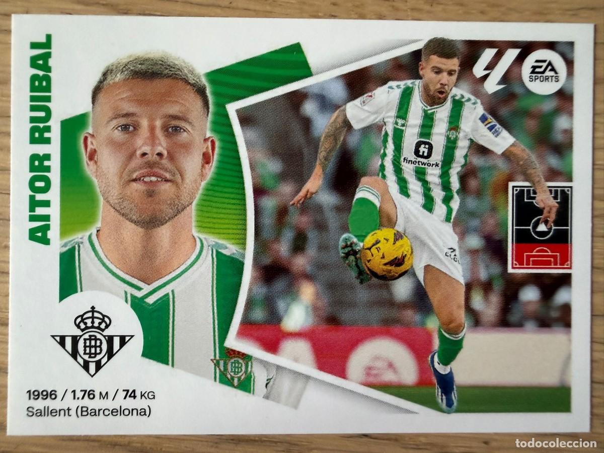 Cromos de f&uacute;tbol: 9 AITOR RUIBAL REAL BETIS 24 25 2024 2025 LIGA EA SPORTS COLECCIONES ESTE SIN PEGAR STICKER