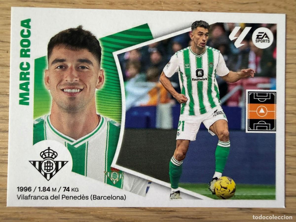 Cromos de f&uacute;tbol: 11 MARC ROCA REAL BETIS 24 25 2024 2025 LIGA EA SPORTS COLECCIONES ESTE SIN PEGAR STICKER
