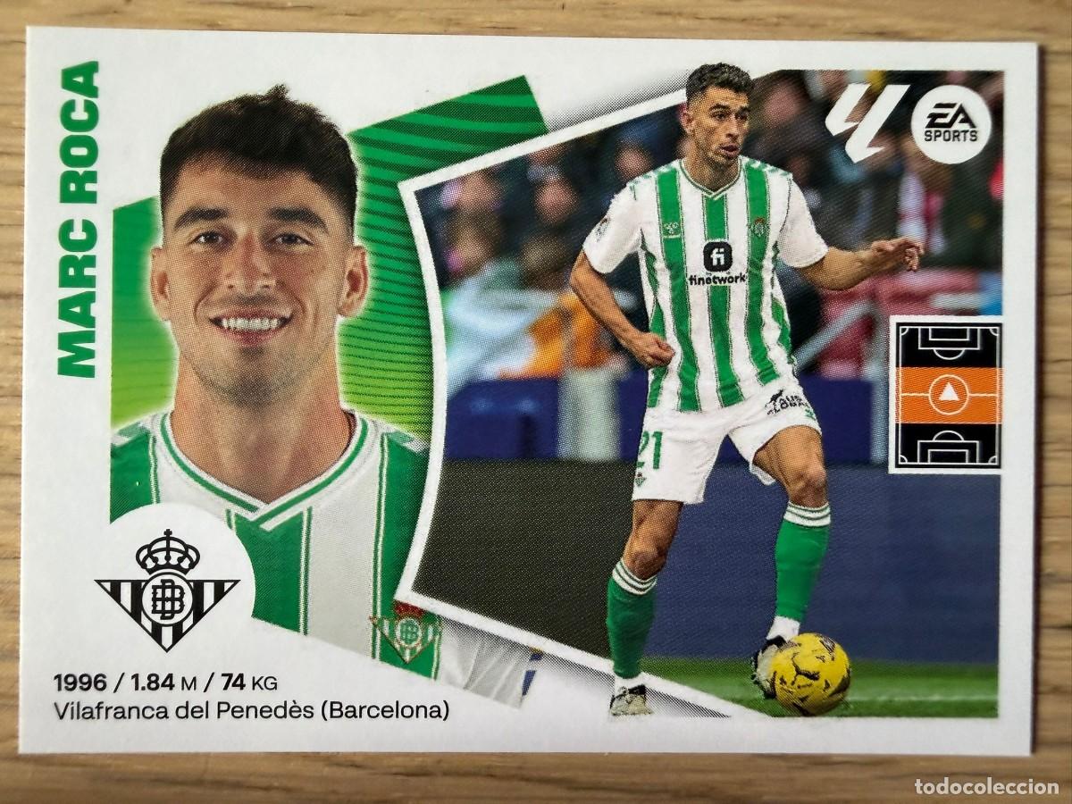 Cromos de f&uacute;tbol: 11 MARC ROCA REAL BETIS 24 25 2024 2025 LIGA EA SPORTS COLECCIONES ESTE SIN PEGAR STICKER