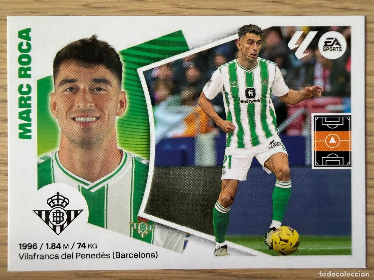 Cromos de f&uacute;tbol: 11 MARC ROCA REAL BETIS 24 25 2024 2025 LIGA EA SPORTS COLECCIONES ESTE SIN PEGAR STICKER