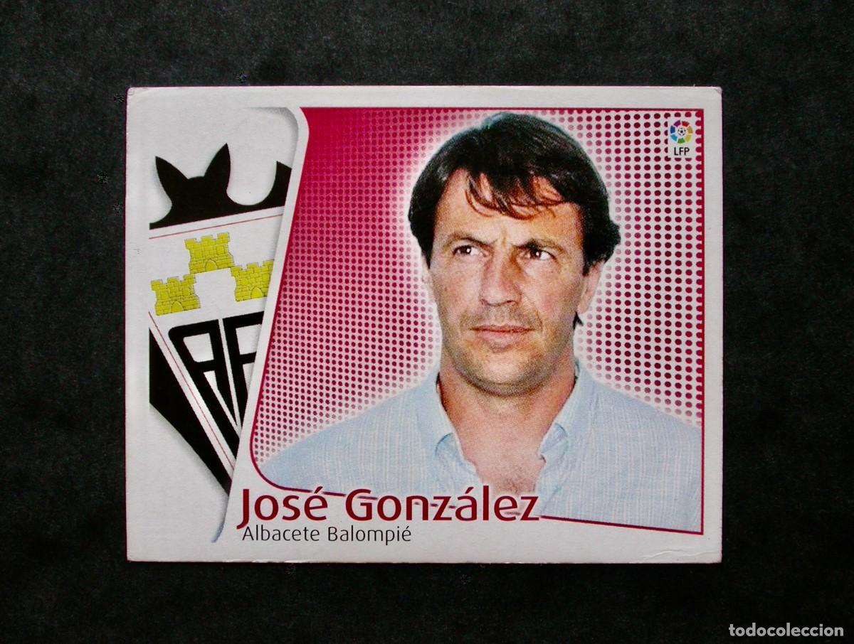 Cromos de f&uacute;tbol: JOS&Eacute; GONZ&Aacute;LEZ / ALBACETE / EDICIONES ESTE LIGA 2004-2005 04-05 / NUNCA PEGADO