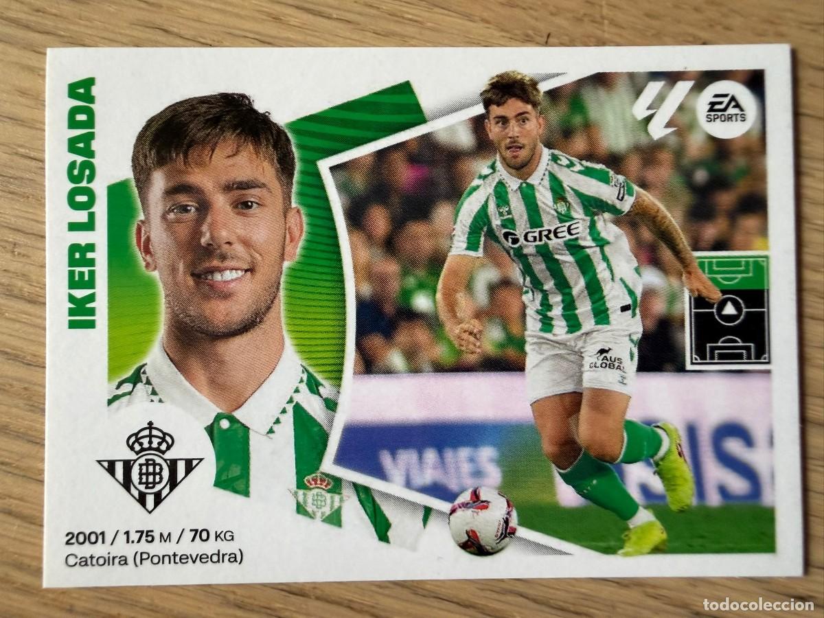 Cromos de f&uacute;tbol: 17 IKER LOSADA REAL BETIS 24 25 2024 2025 LIGA EA SPORTS COLECCIONES ESTE SIN PEGAR STICKER