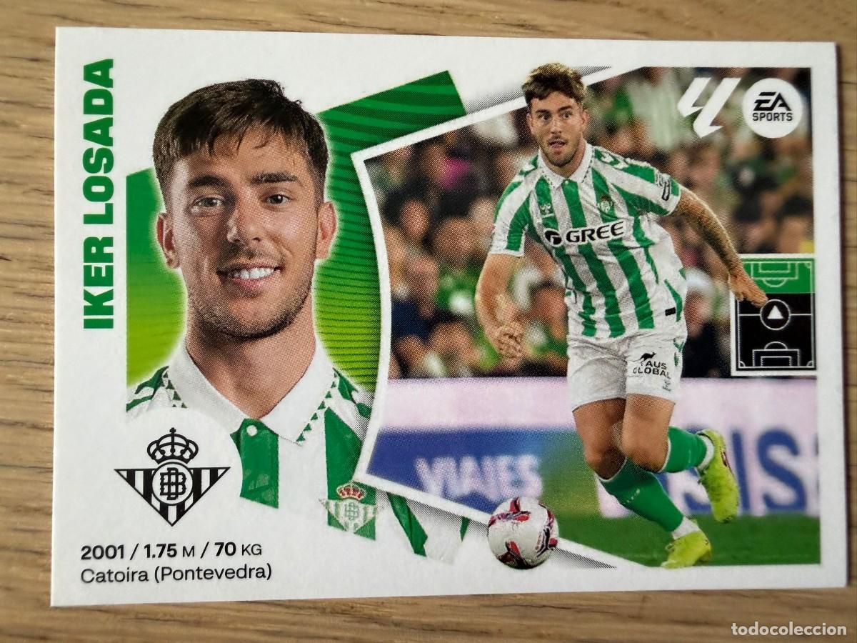 Cromos de f&uacute;tbol: 17 IKER LOSADA REAL BETIS 24 25 2024 2025 LIGA EA SPORTS COLECCIONES ESTE SIN PEGAR STICKER