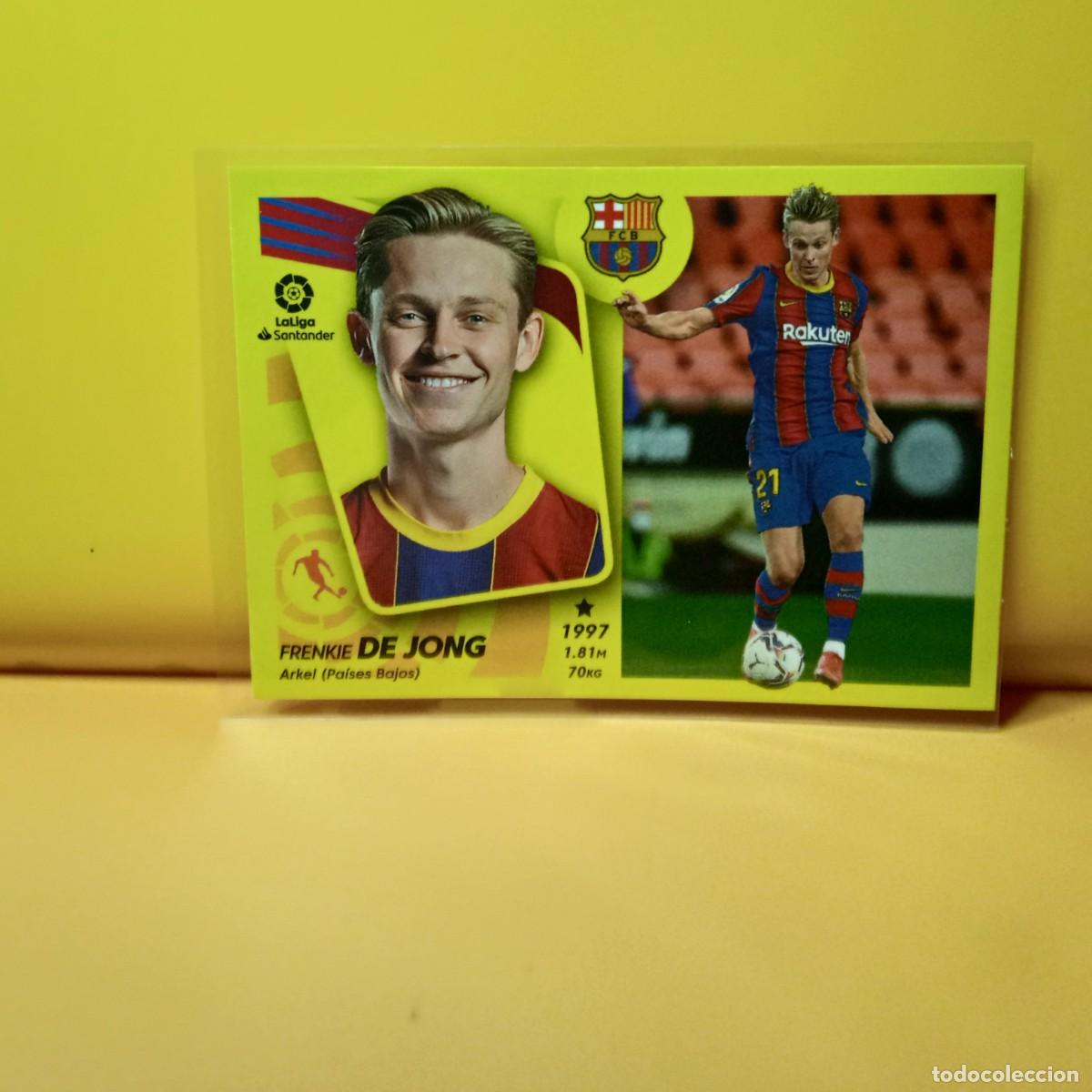 Cromos de f&uacute;tbol: EDICIONES ESTE 2021 2022 21 22 F.C BARCELONA DE JONG 14