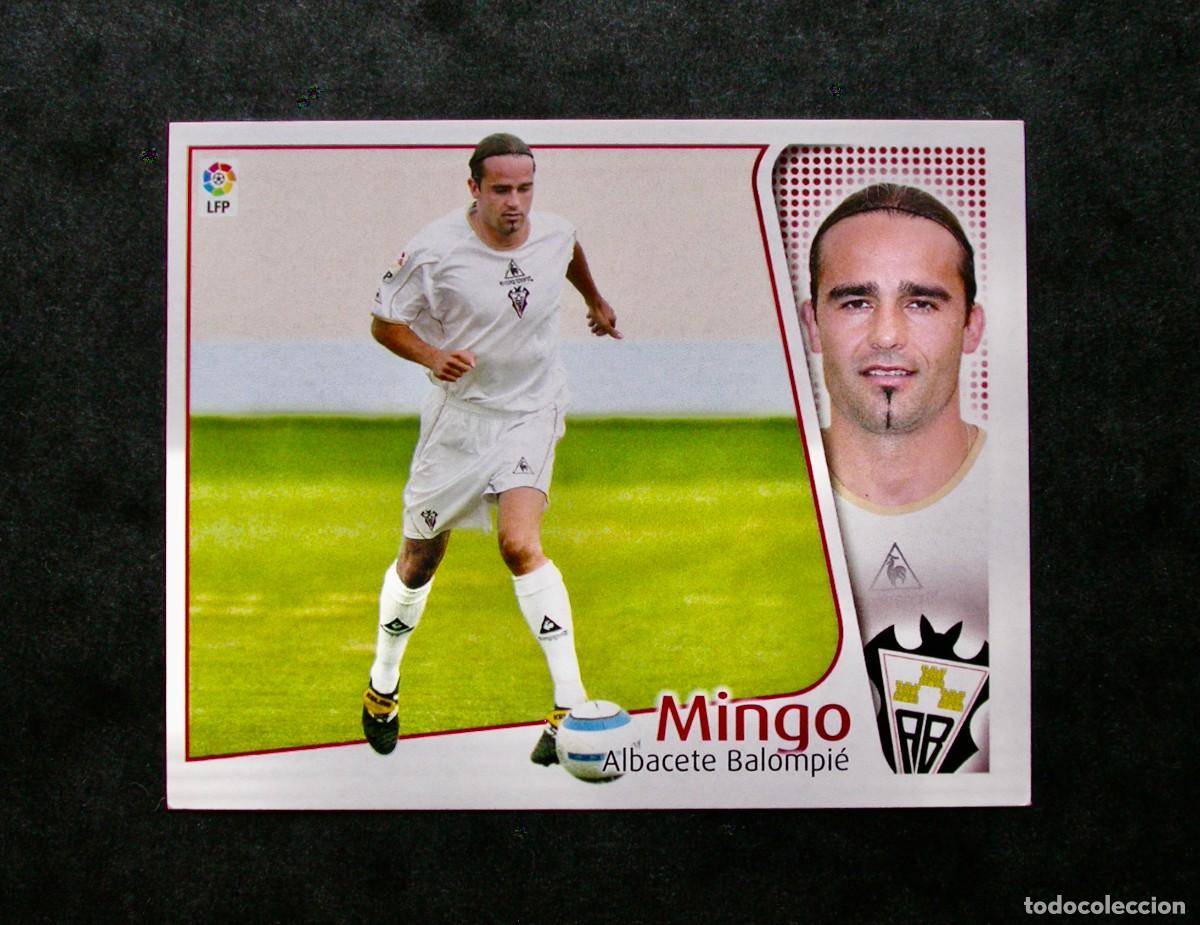 Cromos de f&uacute;tbol: MINGO / ALBACETE / EDICIONES ESTE LIGA 2004-2005 04-05 / NUNCA PEGADO