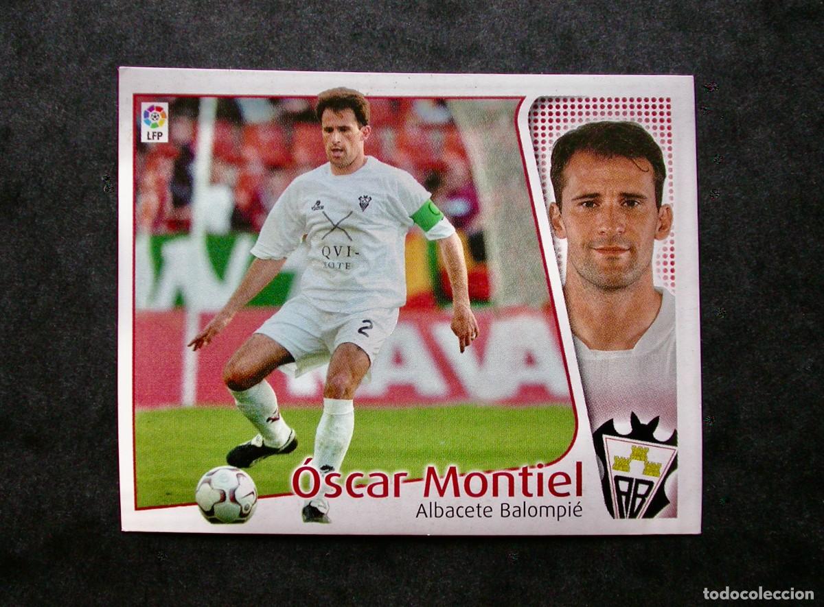 Cromos de f&uacute;tbol: &Oacute;SCAR MONTIEL / ALBACETE / EDICIONES ESTE LIGA 2004-2005 04-05 / NUNCA PEGADO