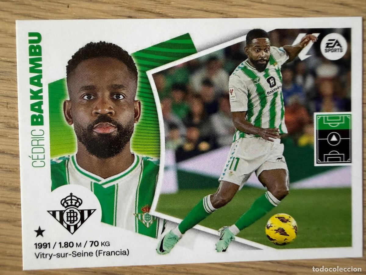Cromos de f&uacute;tbol: 20 BAKAMBU REAL BETIS 24 25 2024 2025 LIGA EA SPORTS COLECCIONES ESTE SIN PEGAR STICKER