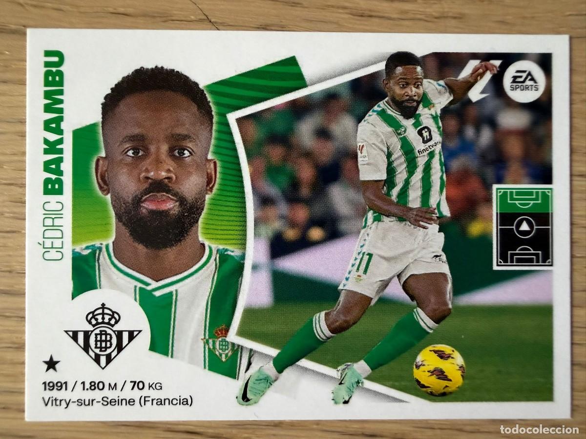Cromos de f&uacute;tbol: 20 BAKAMBU REAL BETIS 24 25 2024 2025 LIGA EA SPORTS COLECCIONES ESTE SIN PEGAR STICKER