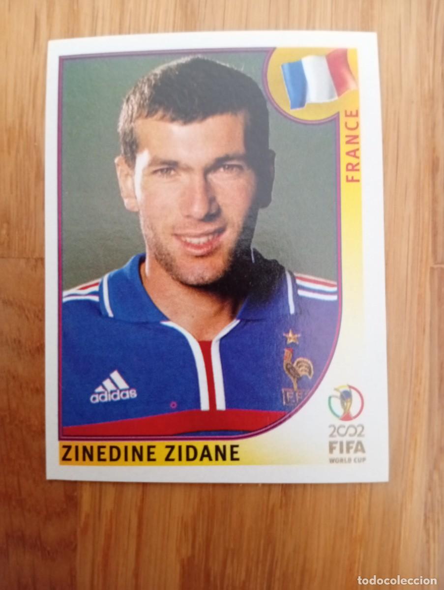 Cromos de f&uacute;tbol: ZINEDINE ZIDANE 38 FRANCIA MUNDIAL KOREA JAPON 2002 02 PANINI NUNCA PEGADO