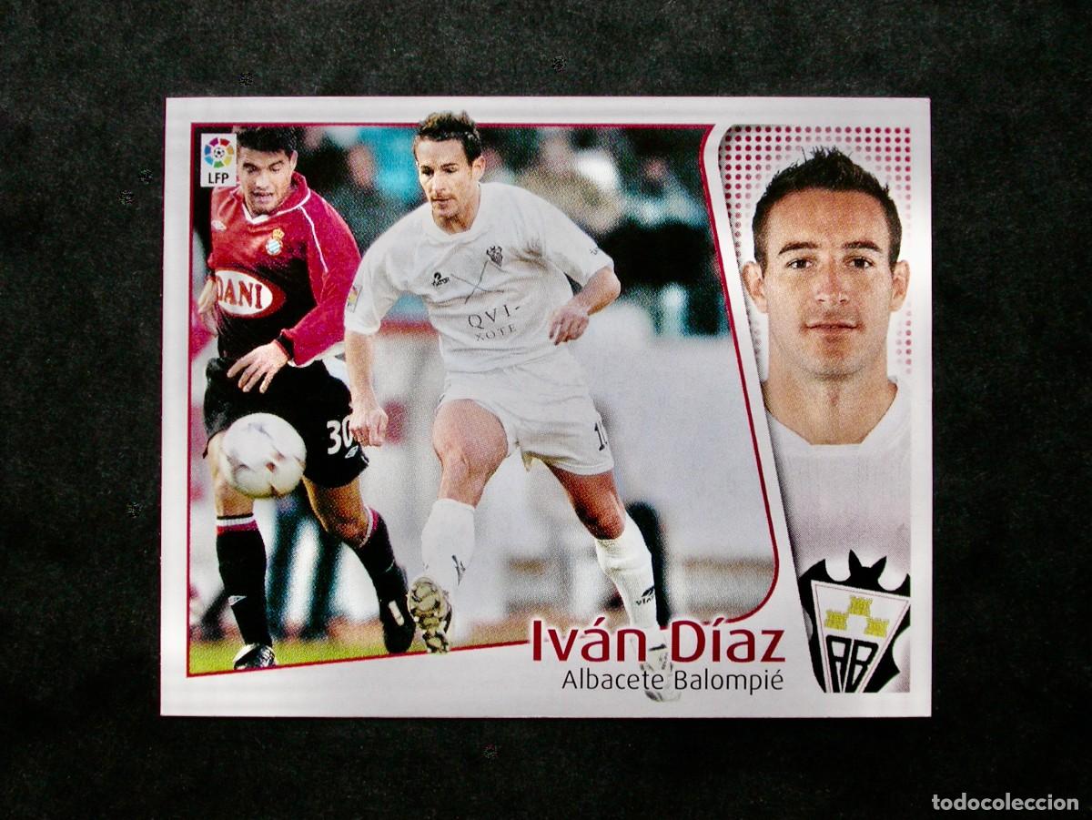 Cromos de f&uacute;tbol: IV&Aacute;N D&Iacute;AZ / ALBACETE / EDICIONES ESTE LIGA 2004-2005 04-05 / NUNCA PEGADO