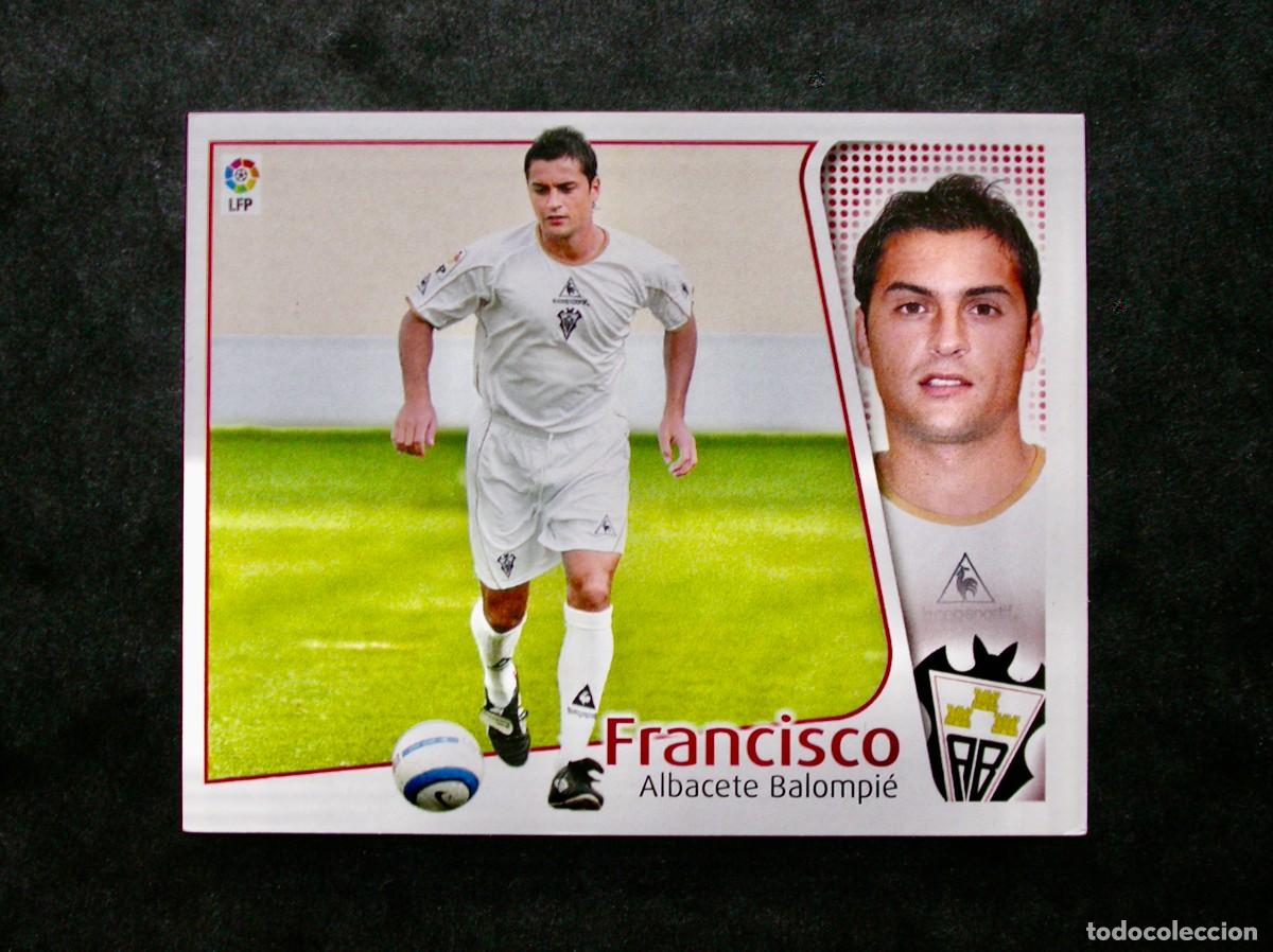 Cromos de f&uacute;tbol: FRANCISCO / ALBACETE / EDICIONES ESTE LIGA 2004-2005 04-05 / NUNCA PEGADO