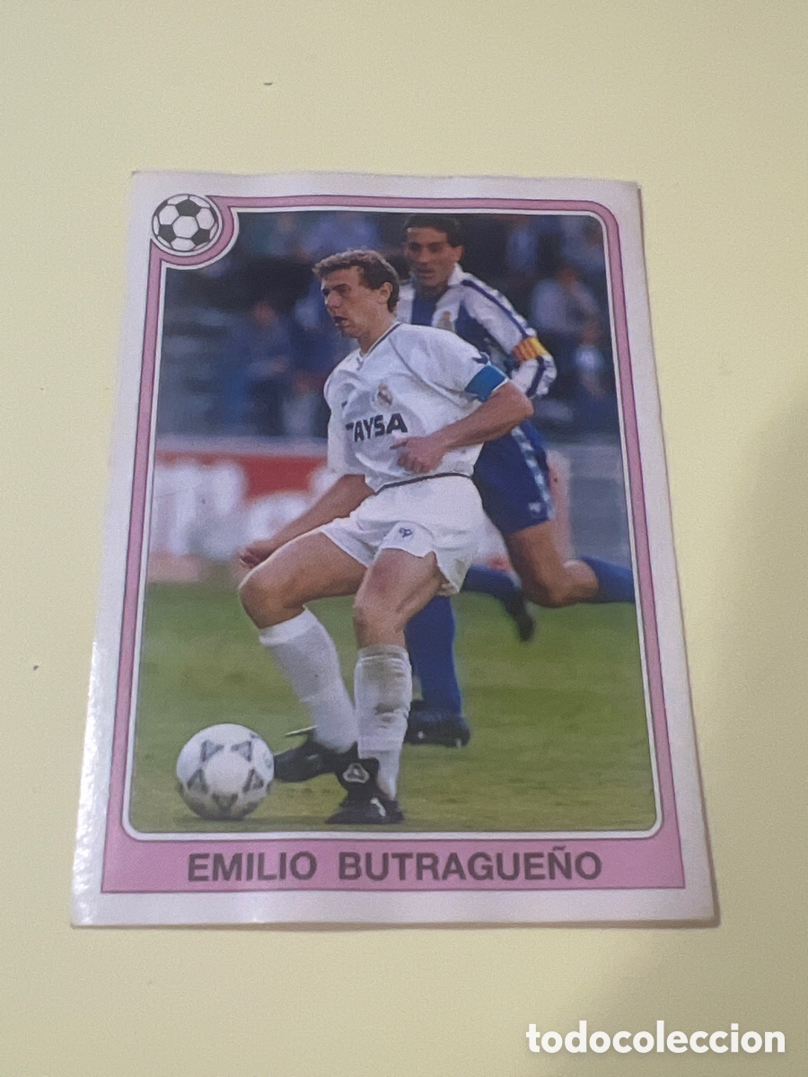 Cartes &agrave; collectionner de Football: C2290. FUTBOL 92-93 PANINI CROMO NUEVO NUNCA PEGADO EN BUEN ESTADO N&deg;159 BUTRAGUE&Ntilde;O
