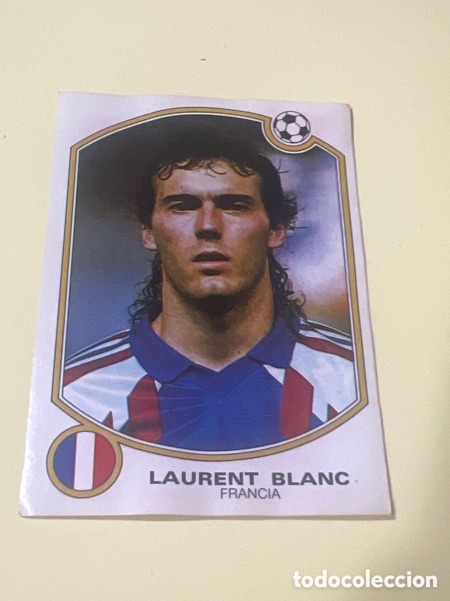 Cartes &agrave; collectionner de Football: C2291. 186 LAURENT BLANC FRANCIA FUTBOL 92 93 LIGA PANINI NUNCA PEGADO SIN DESPEGAR