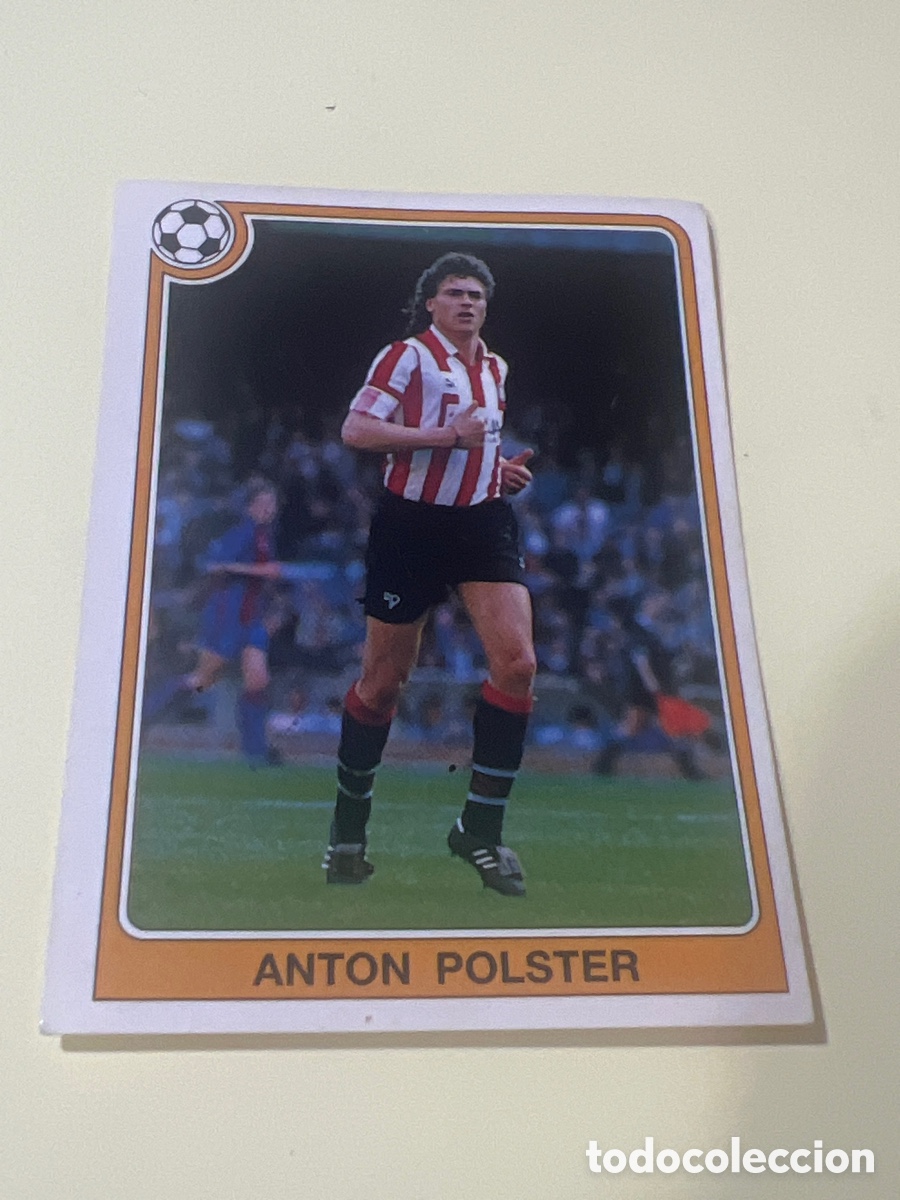 Cromos de f&uacute;tbol: C2296. 181 POLSTER LOGRO&Ntilde;ES FUTBOL 92 93 LIGA PANINI NUNCA PEGADO SIN DESPEGAR