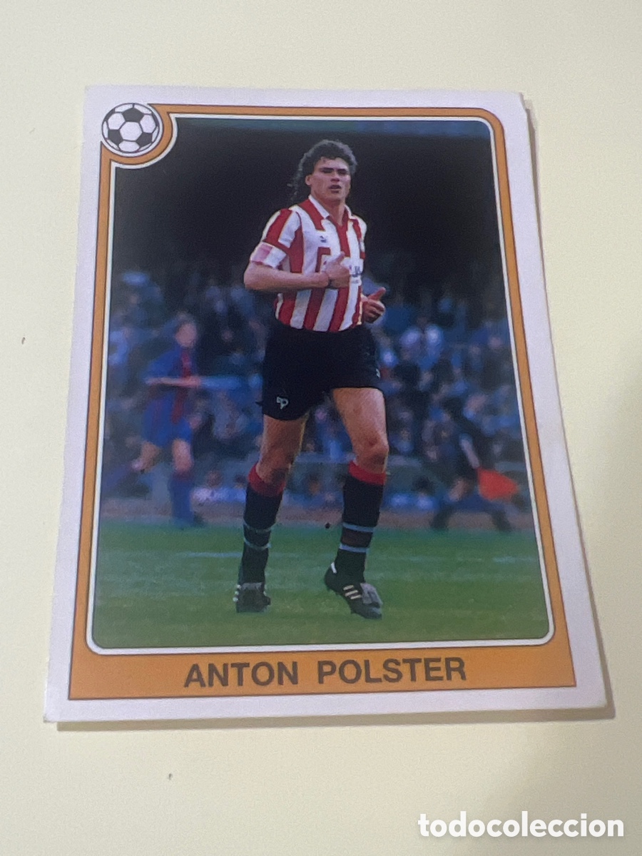 Cromos de f&uacute;tbol: C2297. 181 POLSTER LOGRO&Ntilde;ES FUTBOL 92 93 LIGA PANINI NUNCA PEGADO SIN DESPEGAR