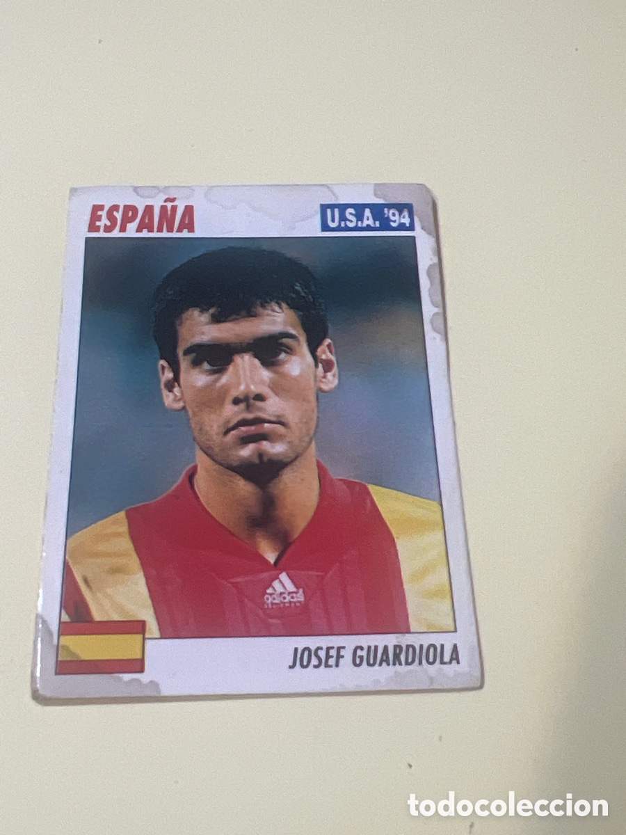 Cromos de f&uacute;tbol: C2306. 163 SERVICE LINE MUNDIAL USA 94 JOSEF JOSEP PEP GUARDIOLA - ESPANA - 1994 WORLD CUP SL ITALY