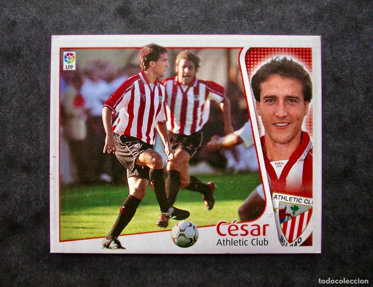 Cromos de f&uacute;tbol: C&Eacute;SAR / ATHLETIC CLUB / EDICIONES ESTE LIGA 2004-2005 04-05 / NUNCA PEGADO