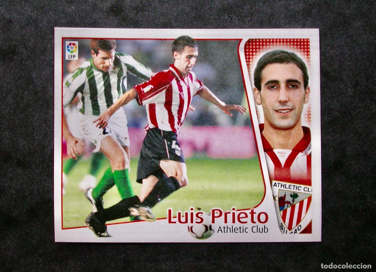 Cromos de f&uacute;tbol: LUIS PRIETO / ATHLETIC CLUB / EDICIONES ESTE LIGA 2004-2005 04-05 / NUNCA PEGADO