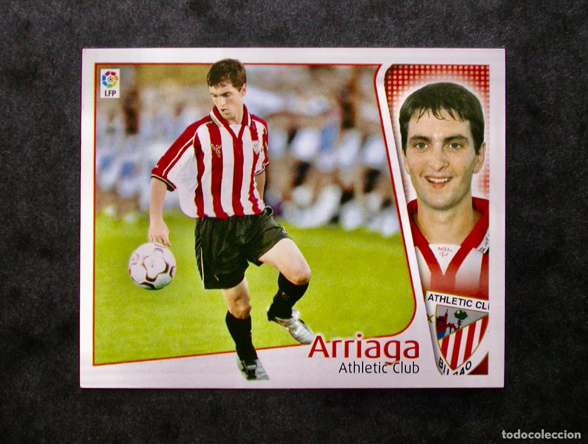 Cromos de f&uacute;tbol: ARRIAGA / ATHLETIC CLUB / EDICIONES ESTE LIGA 2004-2005 04-05 / NUNCA PEGADO