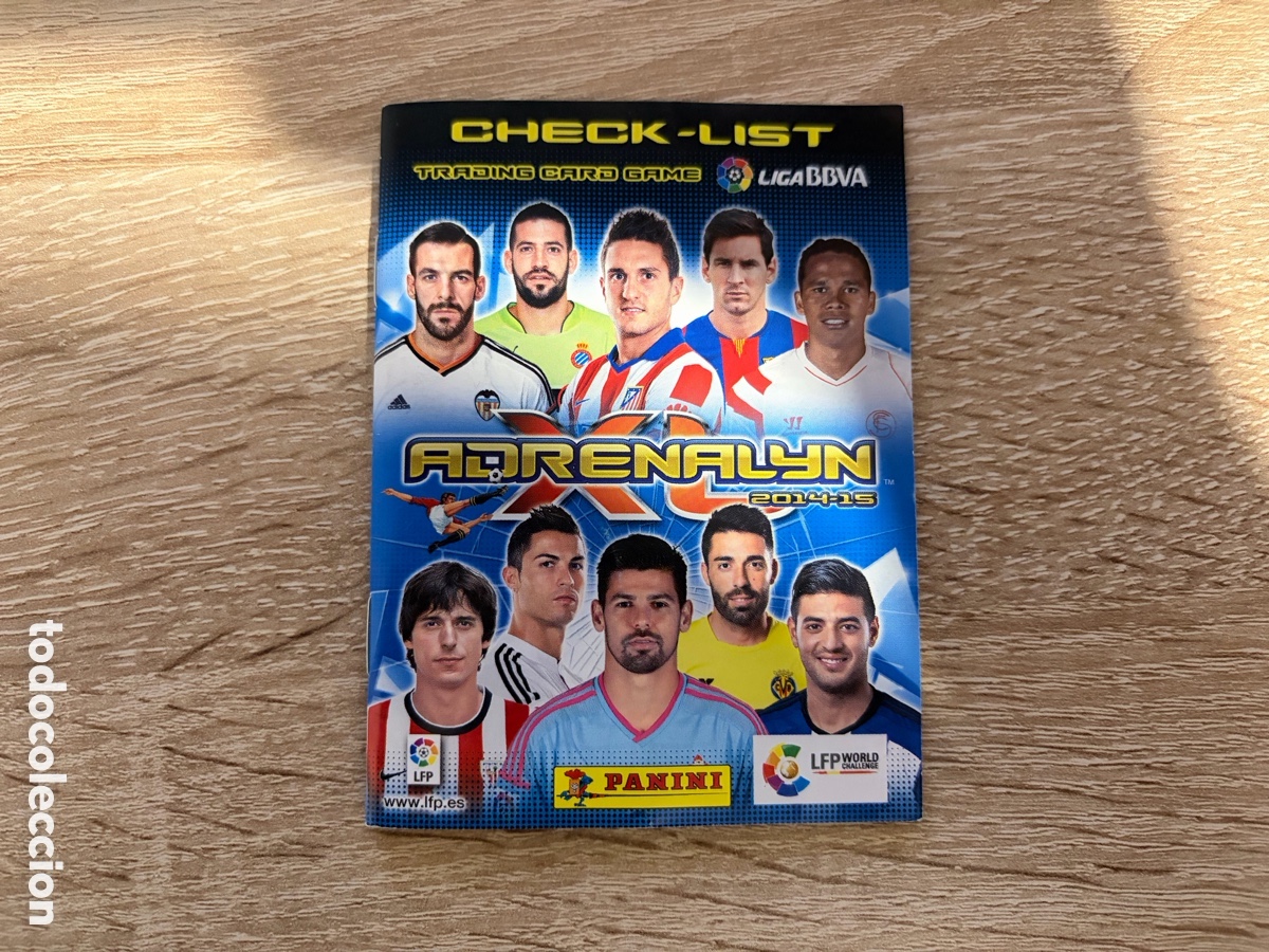 Cromos de f&uacute;tbol: CHECKLIST ADRENALYN 2014 2015 14 15 PANINI NO MEGACRACKS NO LIGA ESTE
