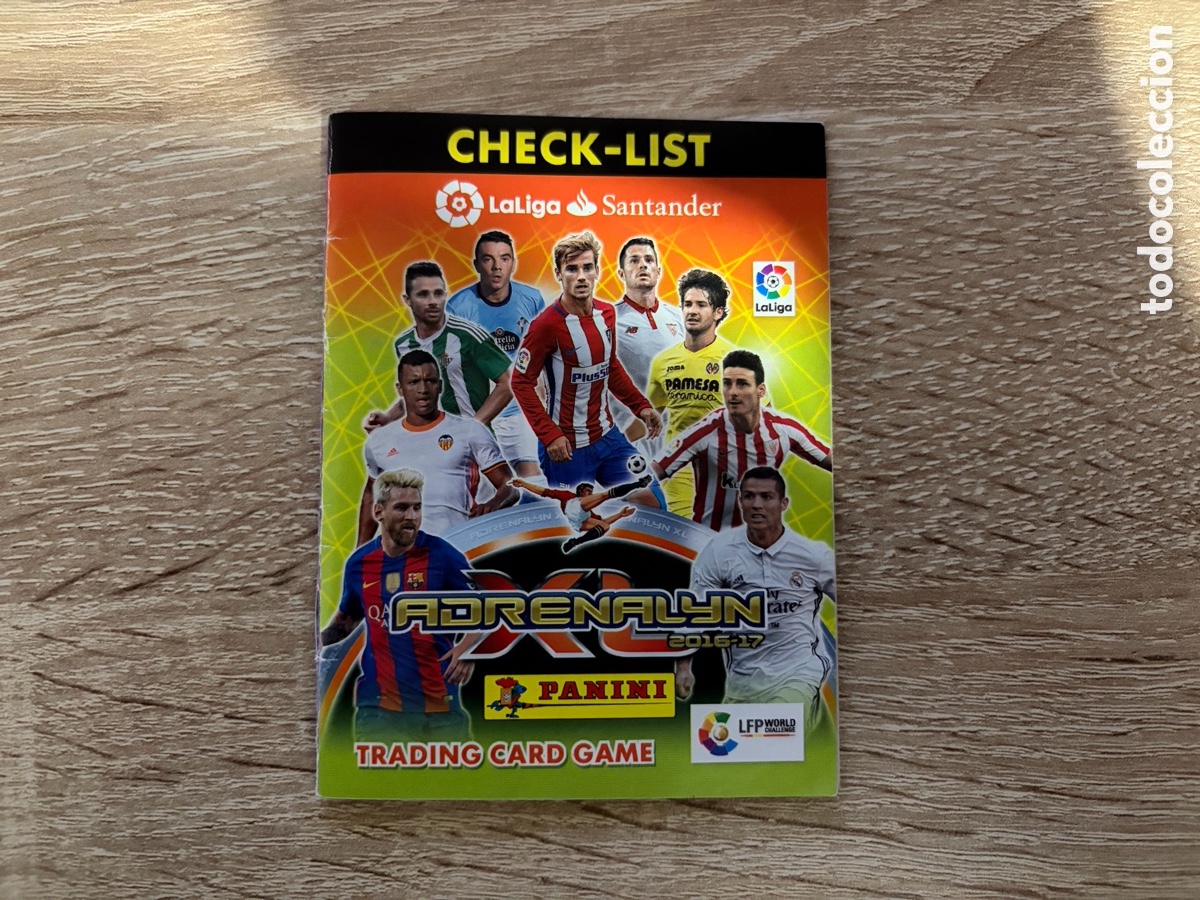 Cromos de f&uacute;tbol: CHECKLIST ADRENALYN 2016 2017 16 17 PANINI NO MEGACRACKS NO LIGA ESTE