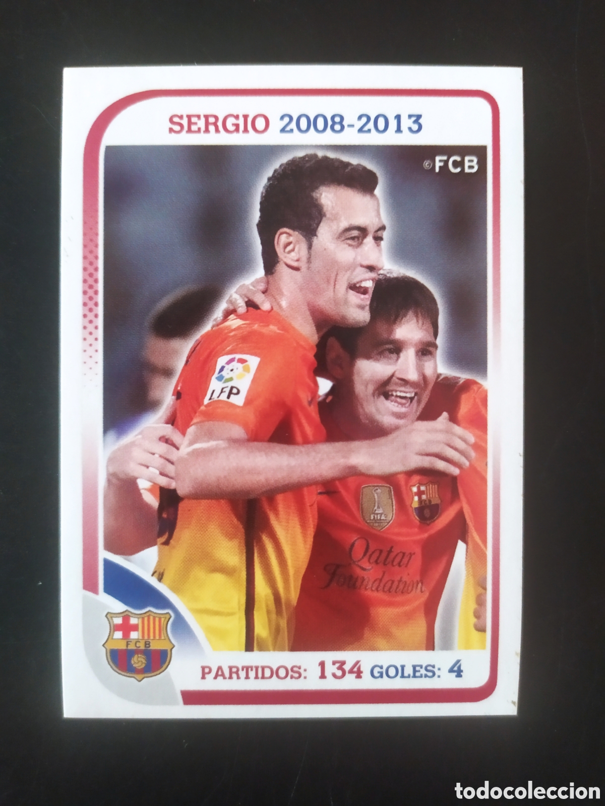 Cromos de f&uacute;tbol: Coleccion oficial Barcelona 2012 2013 12 13 panini Busquets Messi n&ordm; 94