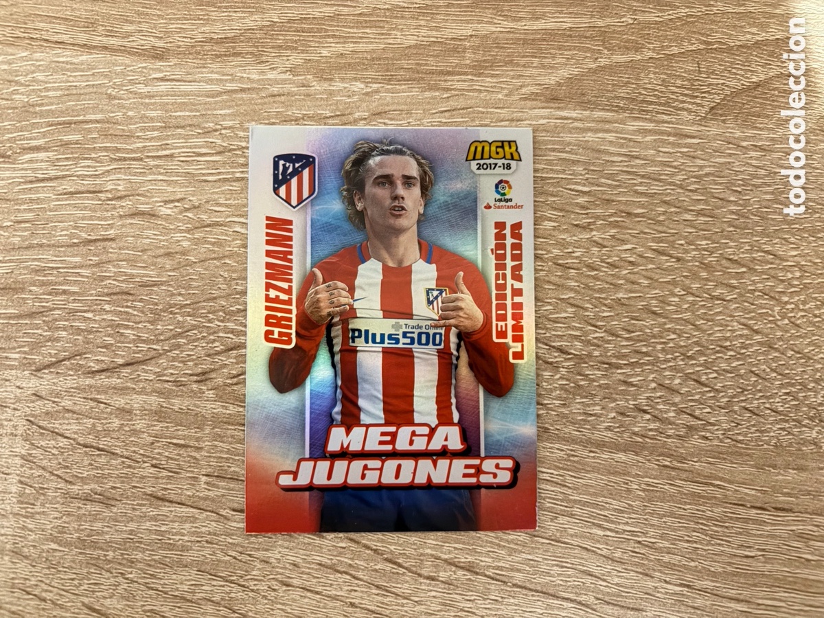 Cromos de f&uacute;tbol: 70B GRIEZMANN MEGA JUGONES EDICI&Oacute;N LIMITADA MEGACRACKS MGK 2017 2018 17 18 ATL&Eacute;TICO DE MADRID