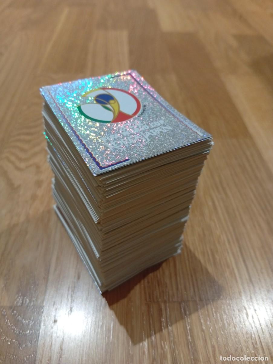 Cromos de f&uacute;tbol: LOTE 450 CROMOS (SE PUEDEN VENDER SUELTOS) MUNDIAL KOREA JAPON 2002 NUNCA PEGADO SIN PEGAR