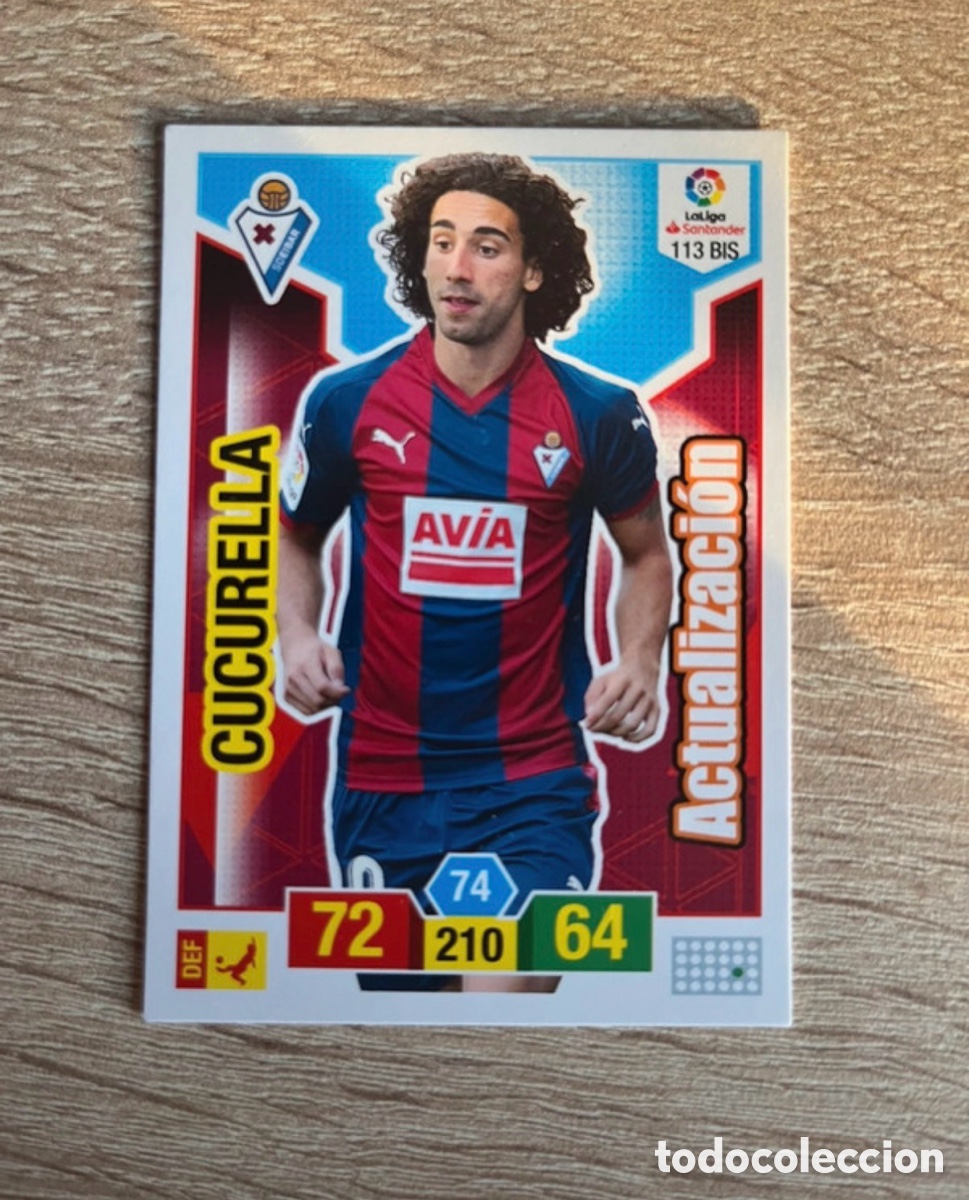Cromos de f&uacute;tbol: 113 BIS CUCURELLA ROOKIE ACTUALIZACI&Oacute;N ADRENALYN 2018 2019 18 19 EIBAR