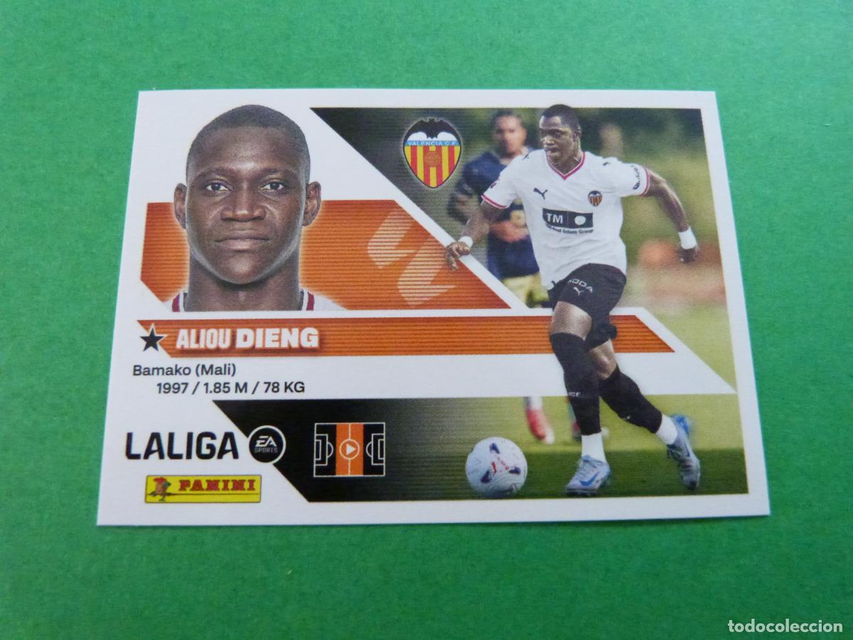 Cartes &agrave; collectionner de Football: CROMO FUTBOL DIENG VALENCIA C.F. COLOCA SIN PEGAR N&ordm; 16 BIS LIGA ESTE 2026-2027/26-27
