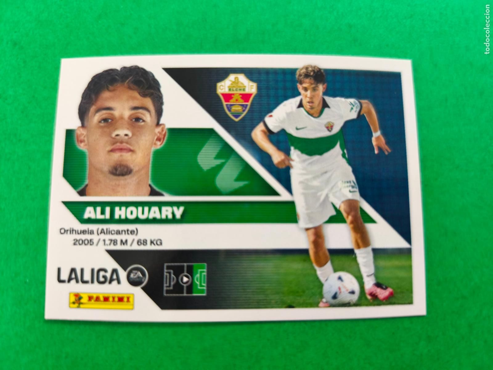Cartes &agrave; collectionner de Football: CROMO FUTBOL ALI HOUARY ELCHE C.F. SIN PEGAR N&ordm; 17 2&ordf; EDICI&Oacute;N LIGA ESTE 2026-2027/26-27 PANINI