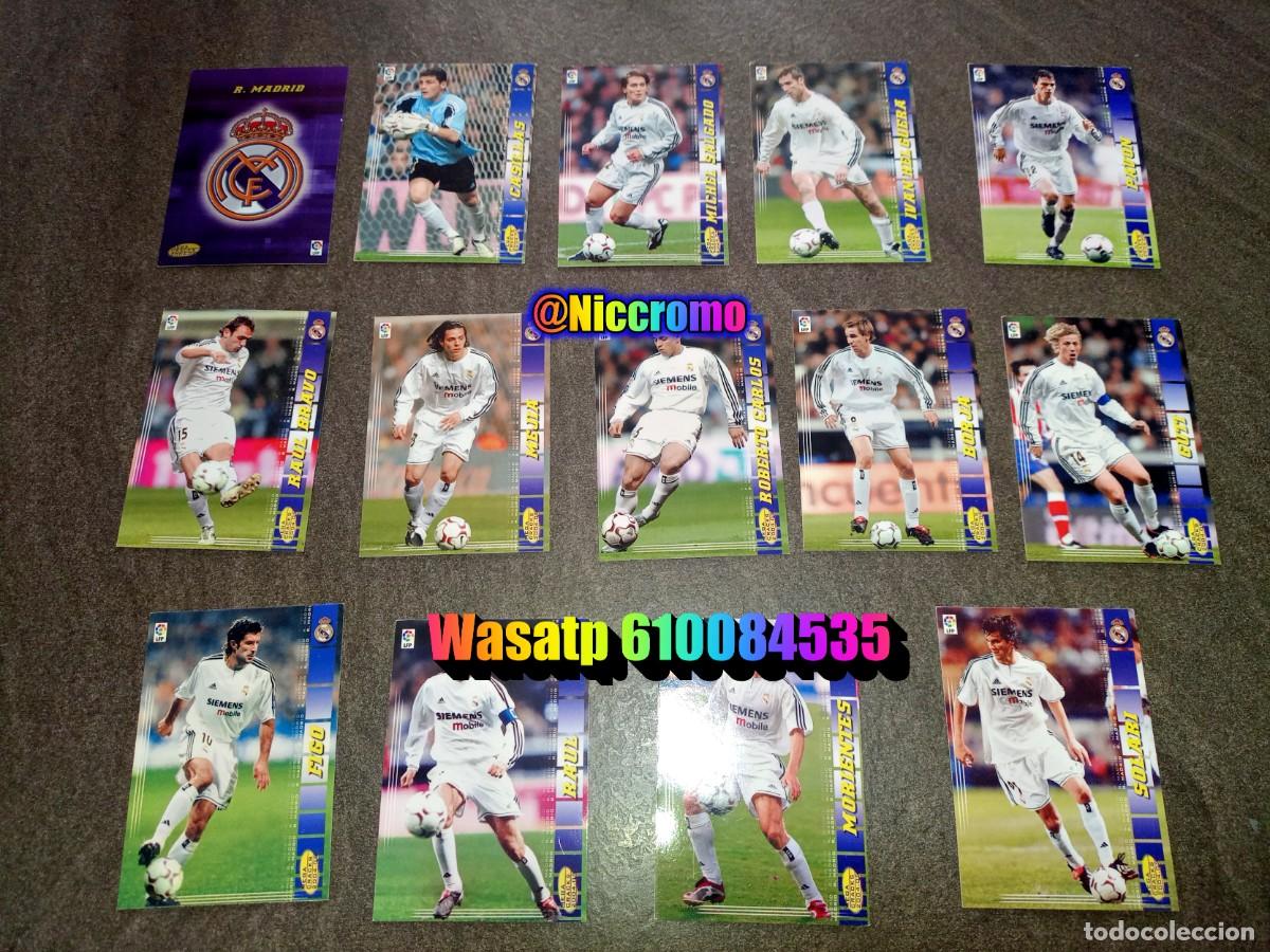 Cartes &agrave; collectionner de Football: real madrid 22 cromos tarjetas con dificiles megacracks 2004 2005 panini mgk 04 05 niccromo
