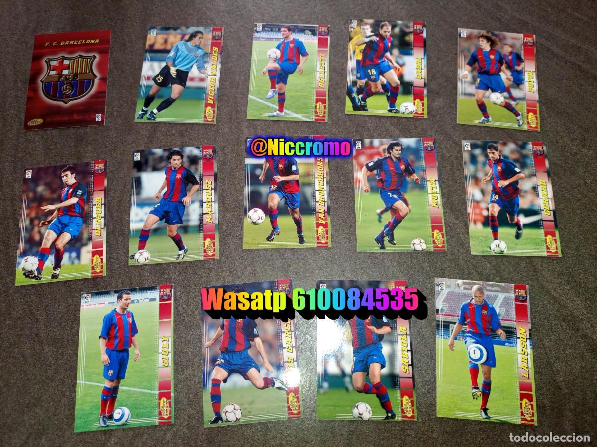 Cartes &agrave; collectionner de Football: barcelona 21 cromos tarjetas con dificiles megacracks 2004 2005 panini mgk 04 05 niccromo