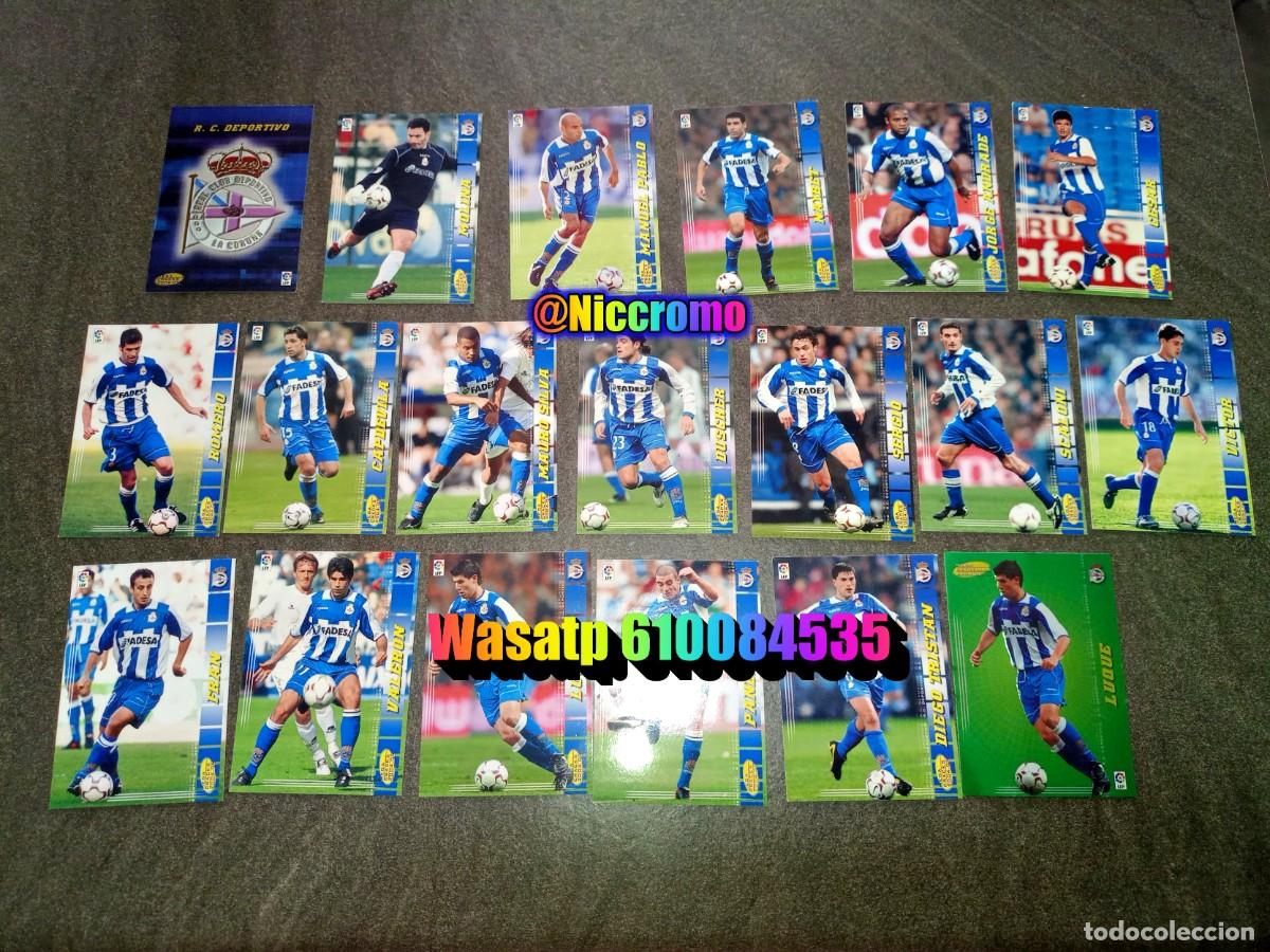 Cartes &agrave; collectionner de Football: deportivo coru&ntilde;a 19 cromos tarjetas con dificiles megacracks 2004 2005 panini mgk 04 05 niccromo