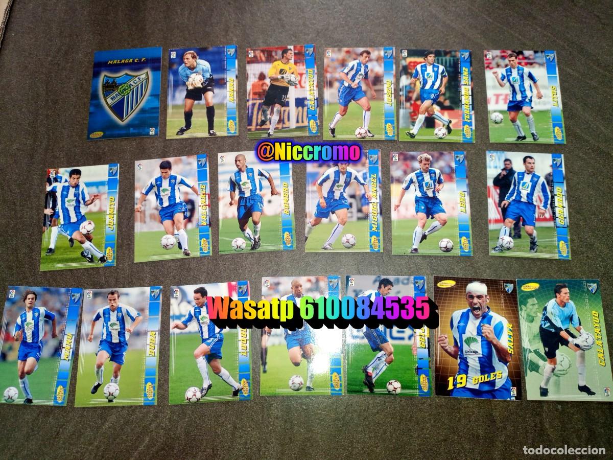 Cartes &agrave; collectionner de Football: malaga 19 cromos tarjetas con dificiles megacracks 2004 2005 panini mgk 04 05 niccromo
