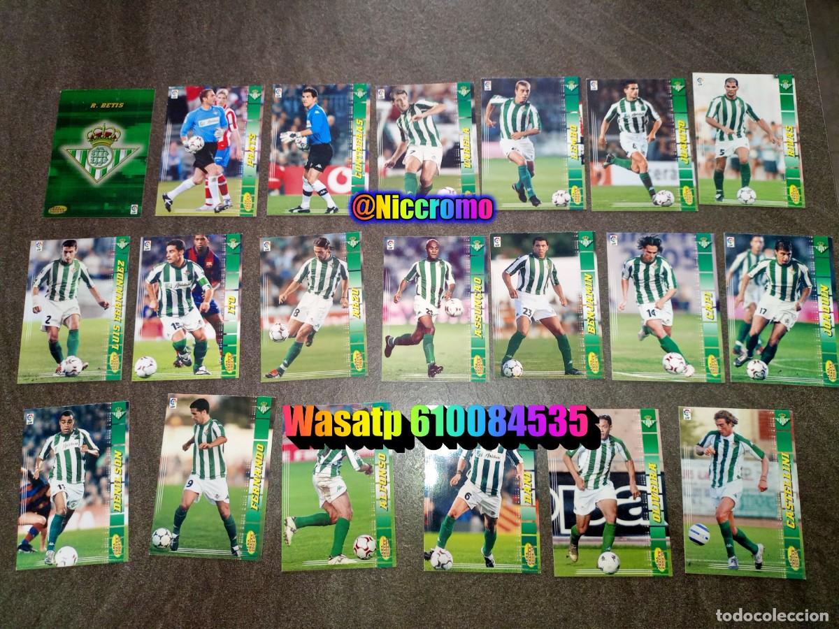 Cartes &agrave; collectionner de Football: real betis 22 cromos tarjetas con dificiles megacracks 2004 2005 panini mgk 04 05 niccromo