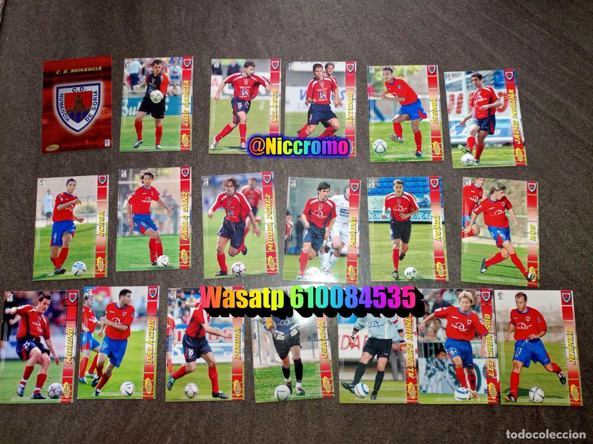 Cartes &agrave; collectionner de Football: numancia 19 cromos tarjetas con dificiles megacracks 2004 2005 panini mgk 04 05 niccromo