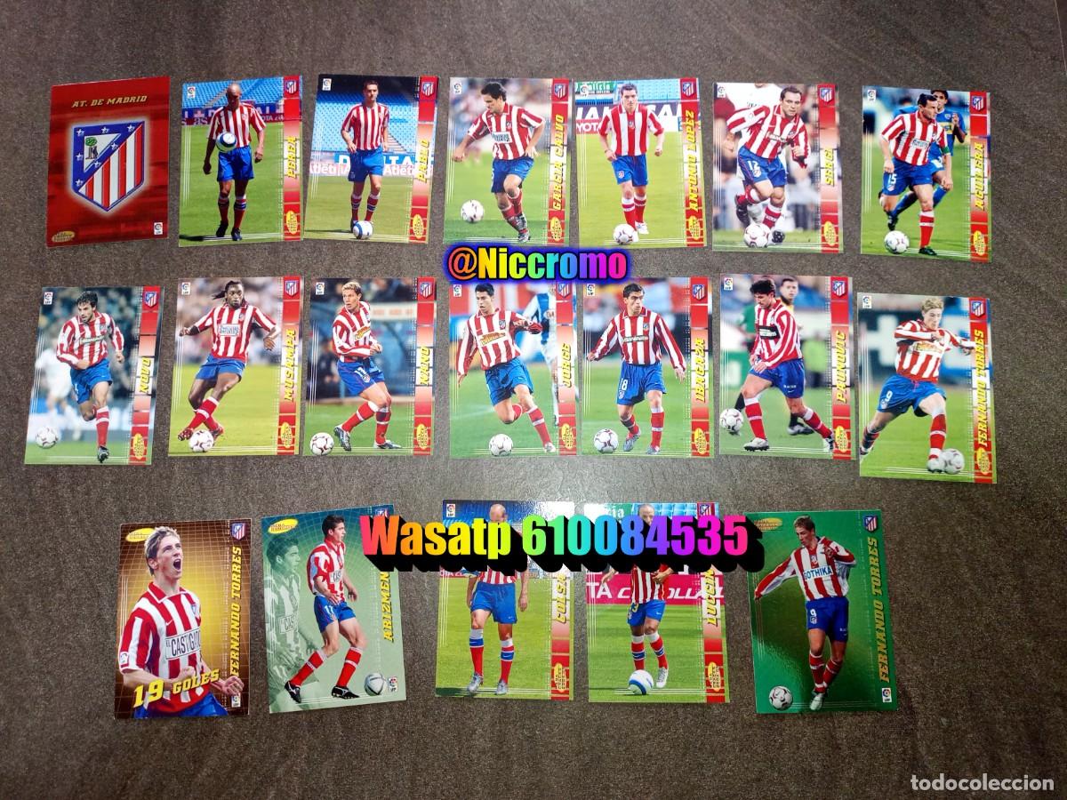 Cartes &agrave; collectionner de Football: atletico madrid 19 cromos tarjetas con dificiles megacracks 2004 2005 panini mgk 04 05 niccromo