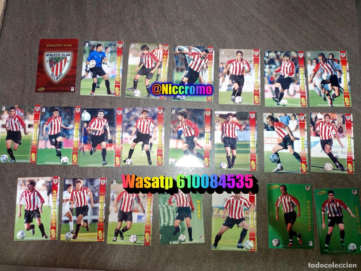 Figurine di Calcio: athletic bilbao 22 cromos tarjetas con dificiles megacracks 2004 2005 panini mgk 04 05 niccromo