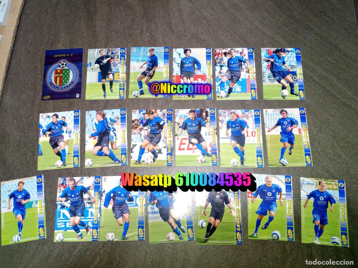 Figurine di Calcio: getafe 19 cromos tarjetas con dificiles megacracks 2004 2005 panini mgk 04 05 niccromo