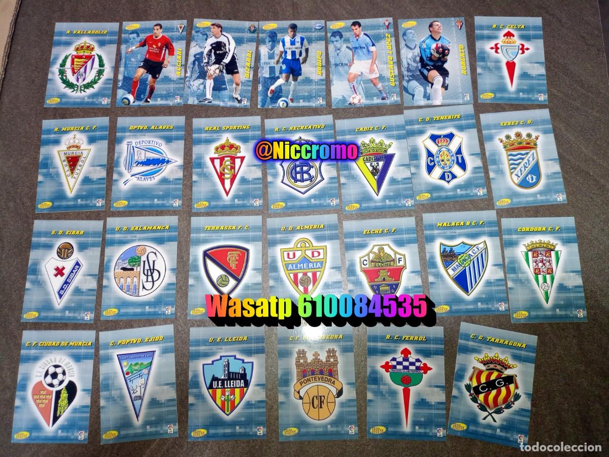 Cromos de Futebol: equipos 2&ordf; division 27 cromos tarjetas con dificiles megacracks 2004 2005 panini mgk 04 05 niccromo