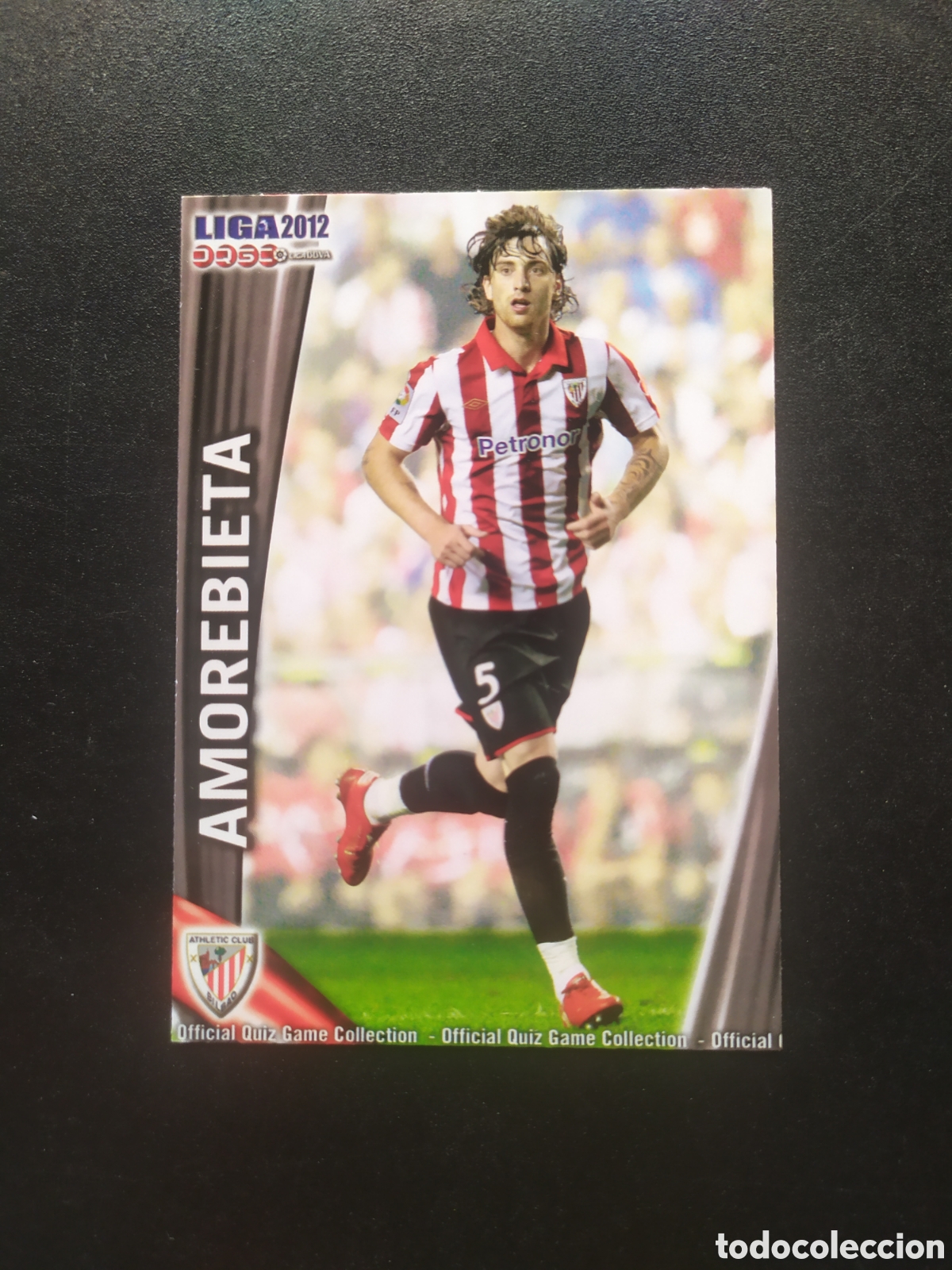 Cromos de f&uacute;tbol: Mundicromo fichas Liga 2011 2012 11 12 Amorebieta n&deg; 143 Athletic Bilbao