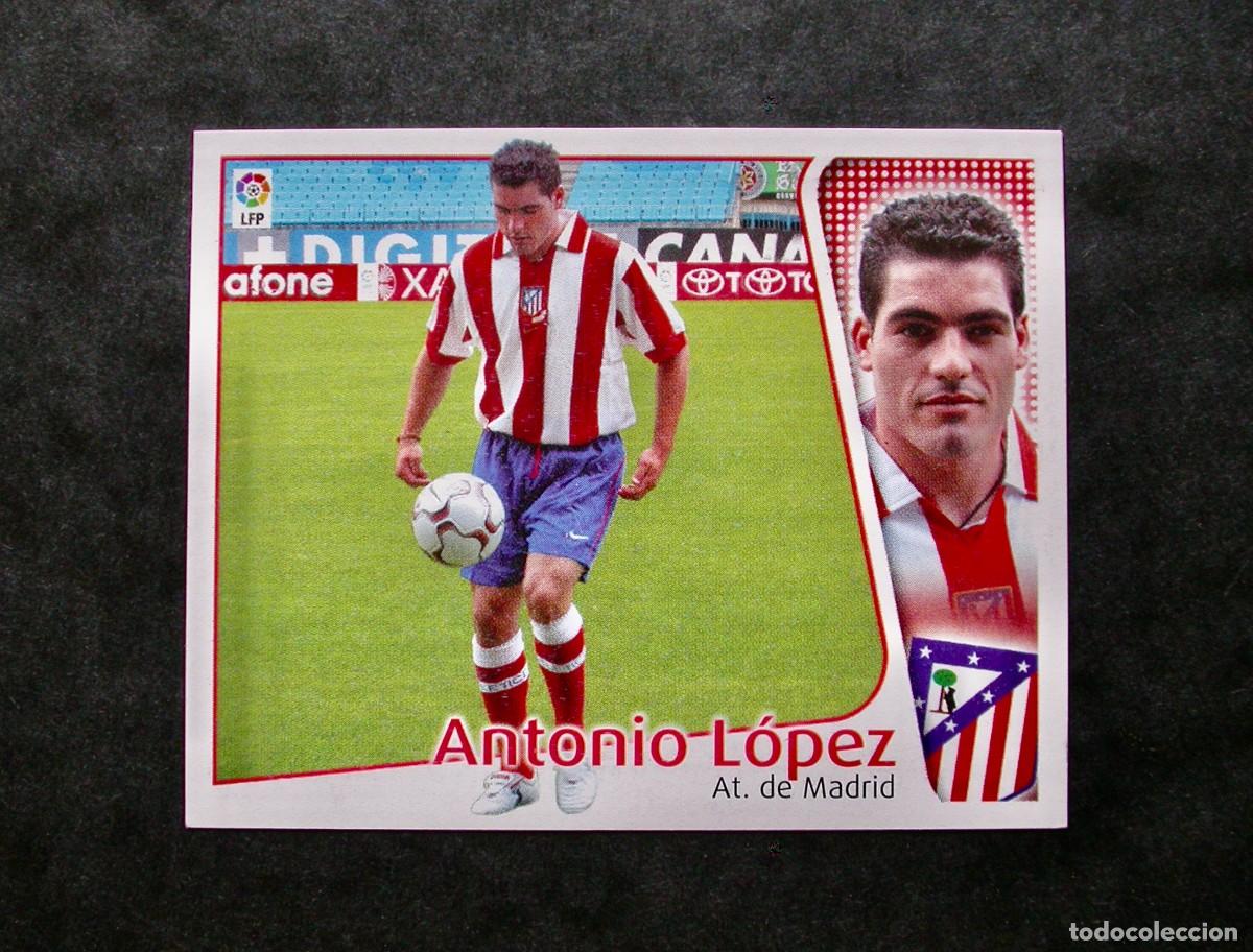 Cromos de f&uacute;tbol: ANTONIO L&Oacute;PEZ / ATL&Eacute;TICO DE MADRID / EDICIONES ESTE LIGA 2004-2005 04-05 / NUNCA PEGADO