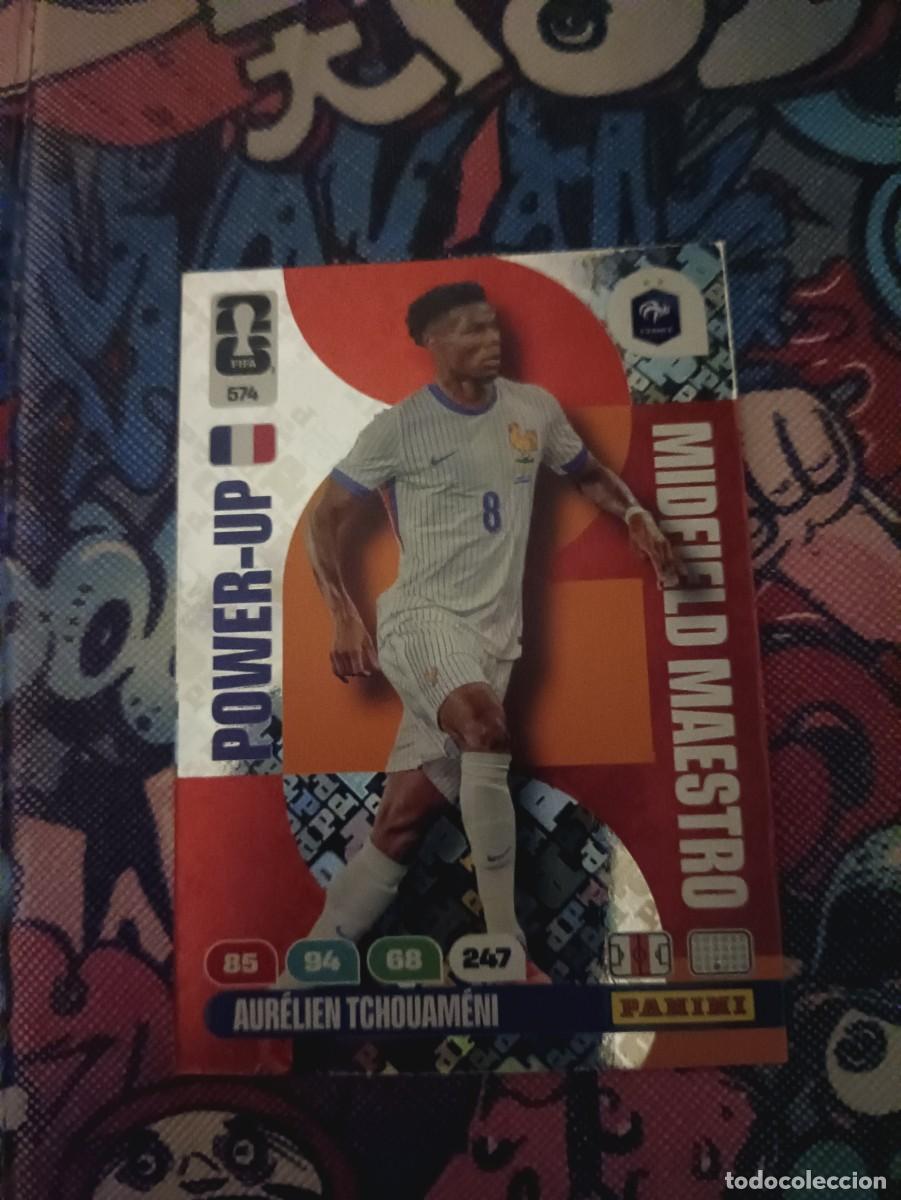 Cartes &agrave; collectionner de Football: 574 AURELIEN TCHOUAMENI FRANCIA MIDFIELD MAESTRO ADRENALYN XL MUNDIAL FIFA WORLD CUP 2026 PANINI