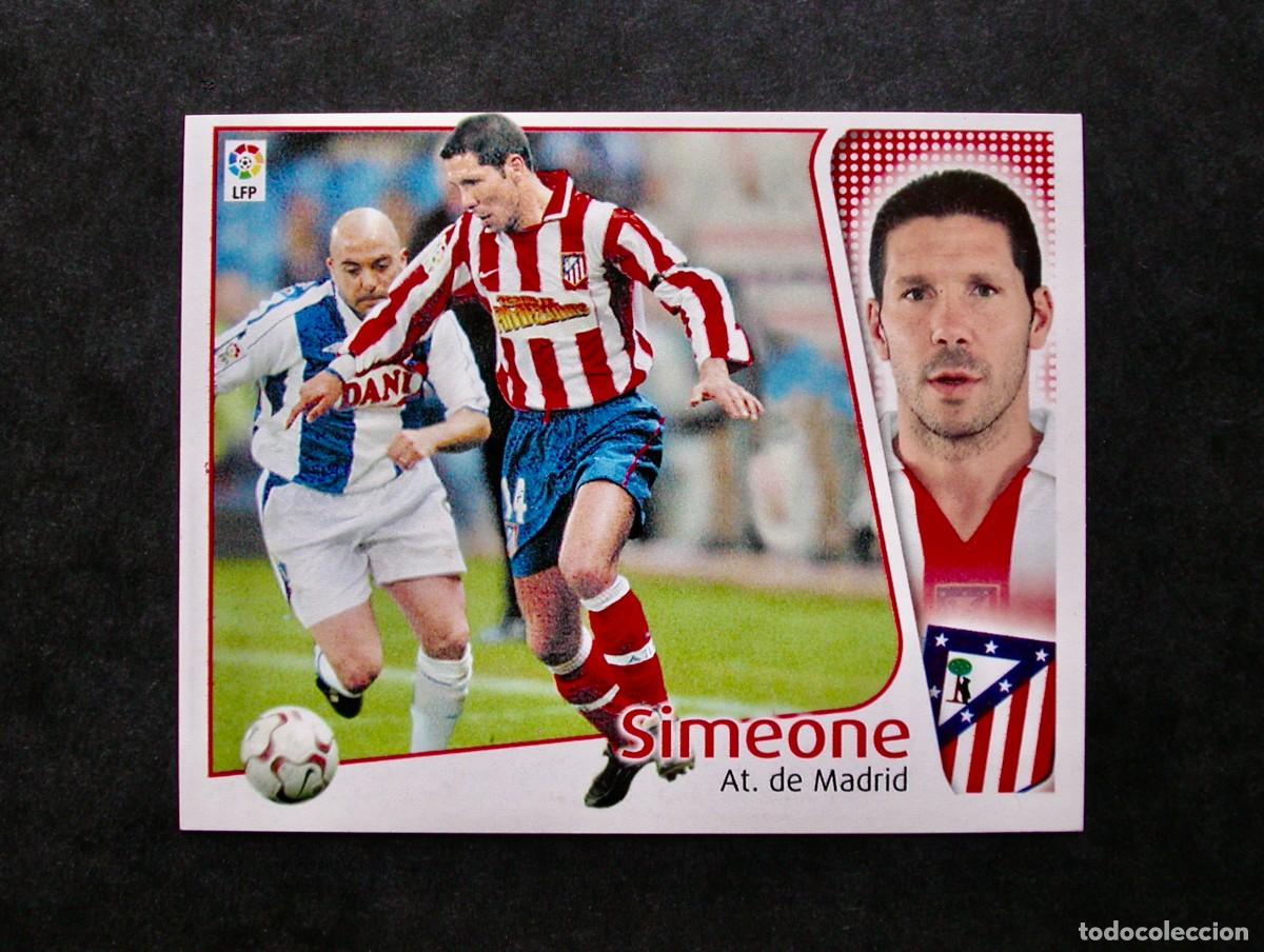 Cromos de f&uacute;tbol: SIMEONE / ATL&Eacute;TICO DE MADRID / EDICIONES ESTE LIGA 2004-2005 04-05 / NUNCA PEGADO