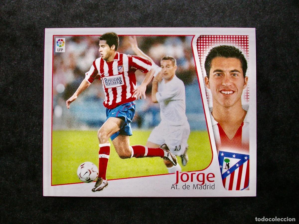 Cromos de f&uacute;tbol: JORGE / ATL&Eacute;TICO DE MADRID / EDICIONES ESTE LIGA 2004-2005 04-05 / NUNCA PEGADO