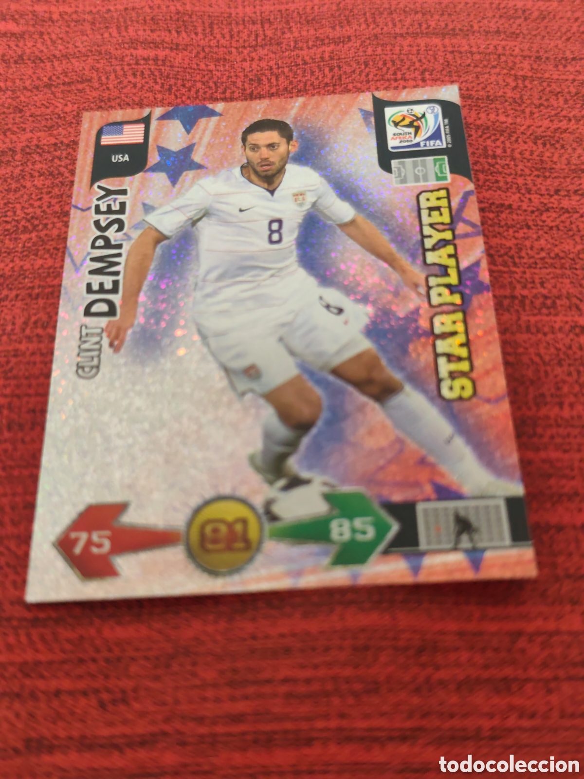 Cromos de f&uacute;tbol: STAR PLAYER DEMPSEY USA ADRENALYN XL WORLD CUP SOUTH AFRICA 2010