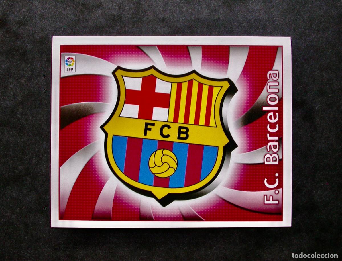 Cromos de f&uacute;tbol: ESCUDO / F.C. BARCELONA / EDICIONES ESTE LIGA 2004-2005 04-05 / NUNCA PEGADO