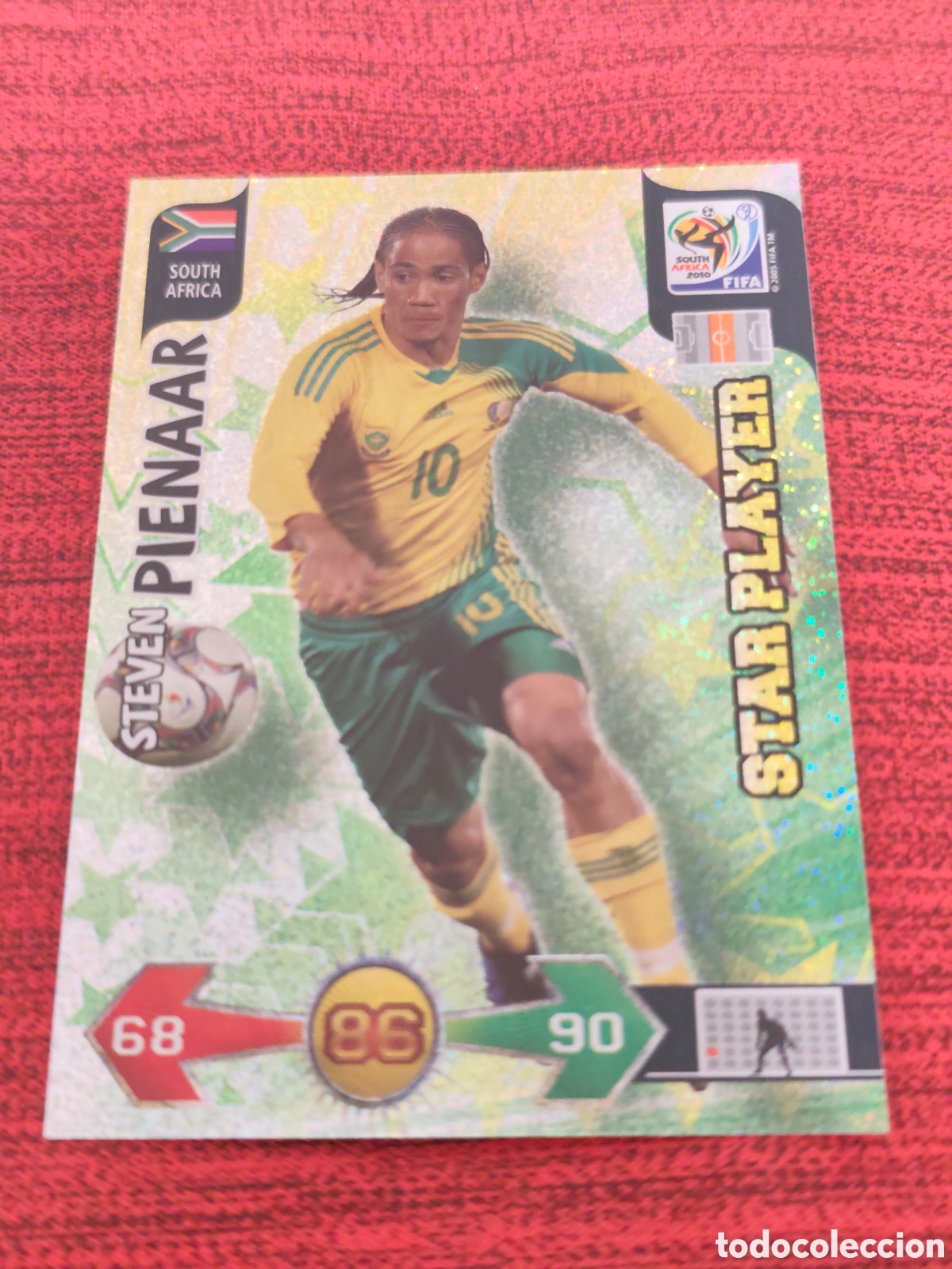 Cromos de f&uacute;tbol: STAR PLAYER PIENAAR SUD&Aacute;FRICA ADRENALYN XL WORLD CUP SOUTH AFRICA 2010
