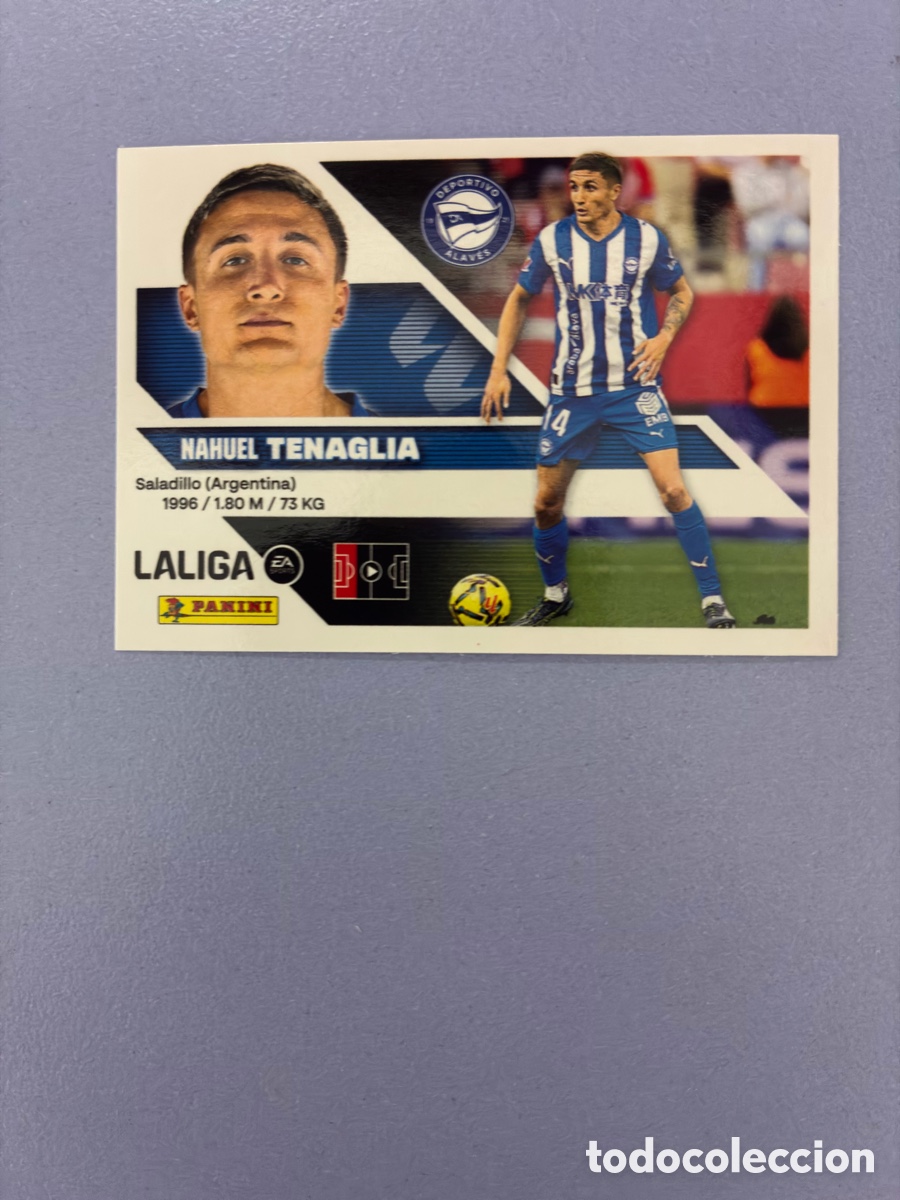 Cromos de f&uacute;tbol: Cromo Nahuel Tenaglia N.&ordm; 7 - Deportivo Alav&eacute;s - Colecci&oacute;n Este / Panini Liga 2026-27